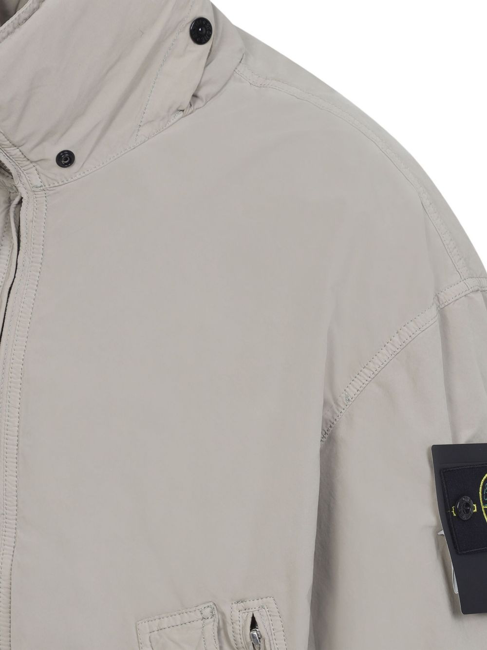 zip-fastening bomber jacket - 3