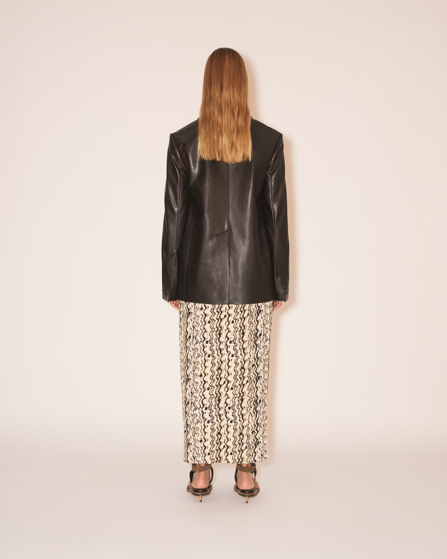 KARO - OKOBOR™ alt-leather blazer - Tobacco - 6