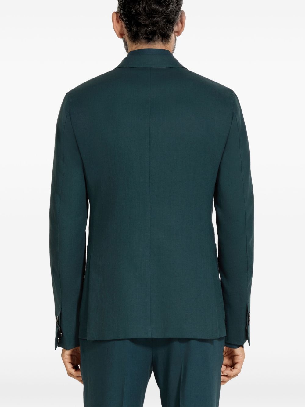 linen blazer - 4