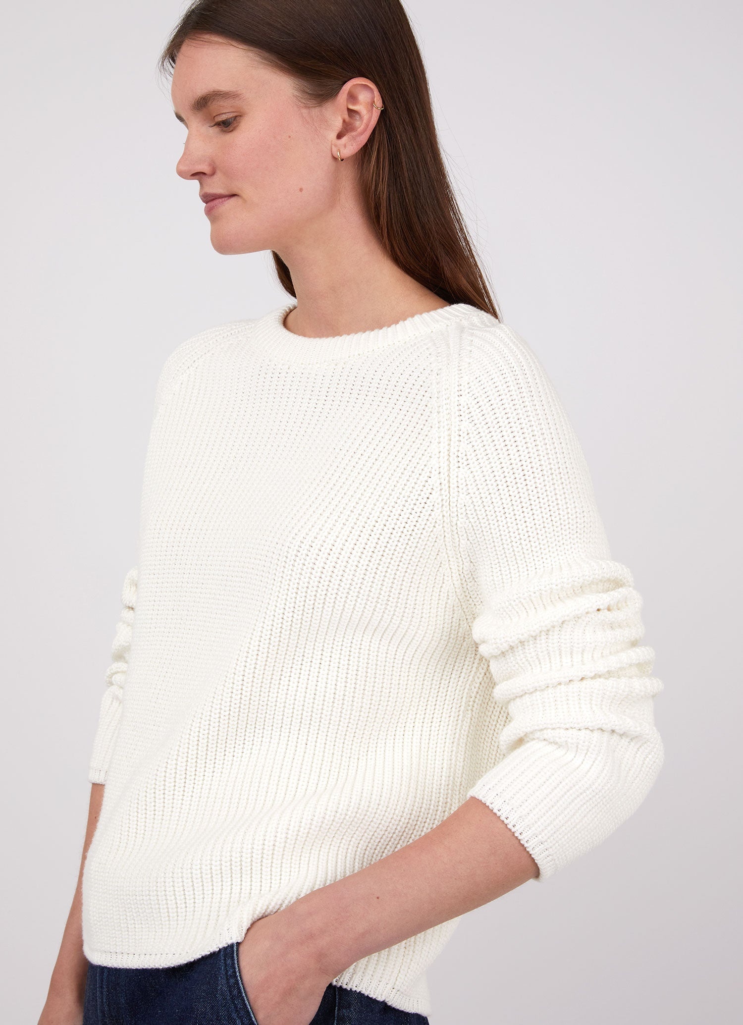 Boxy Crew Neck Jumper - 2