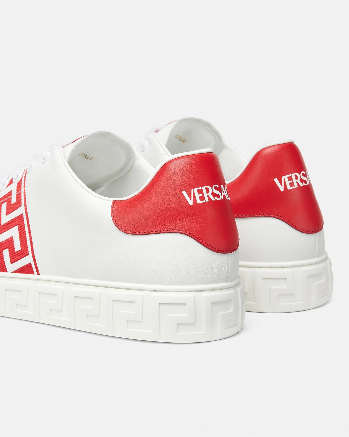 Embroidered Greca Sneakers - 6