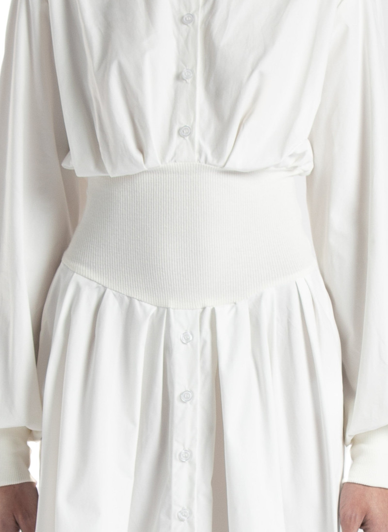 Ribbed Shirt Dress 4