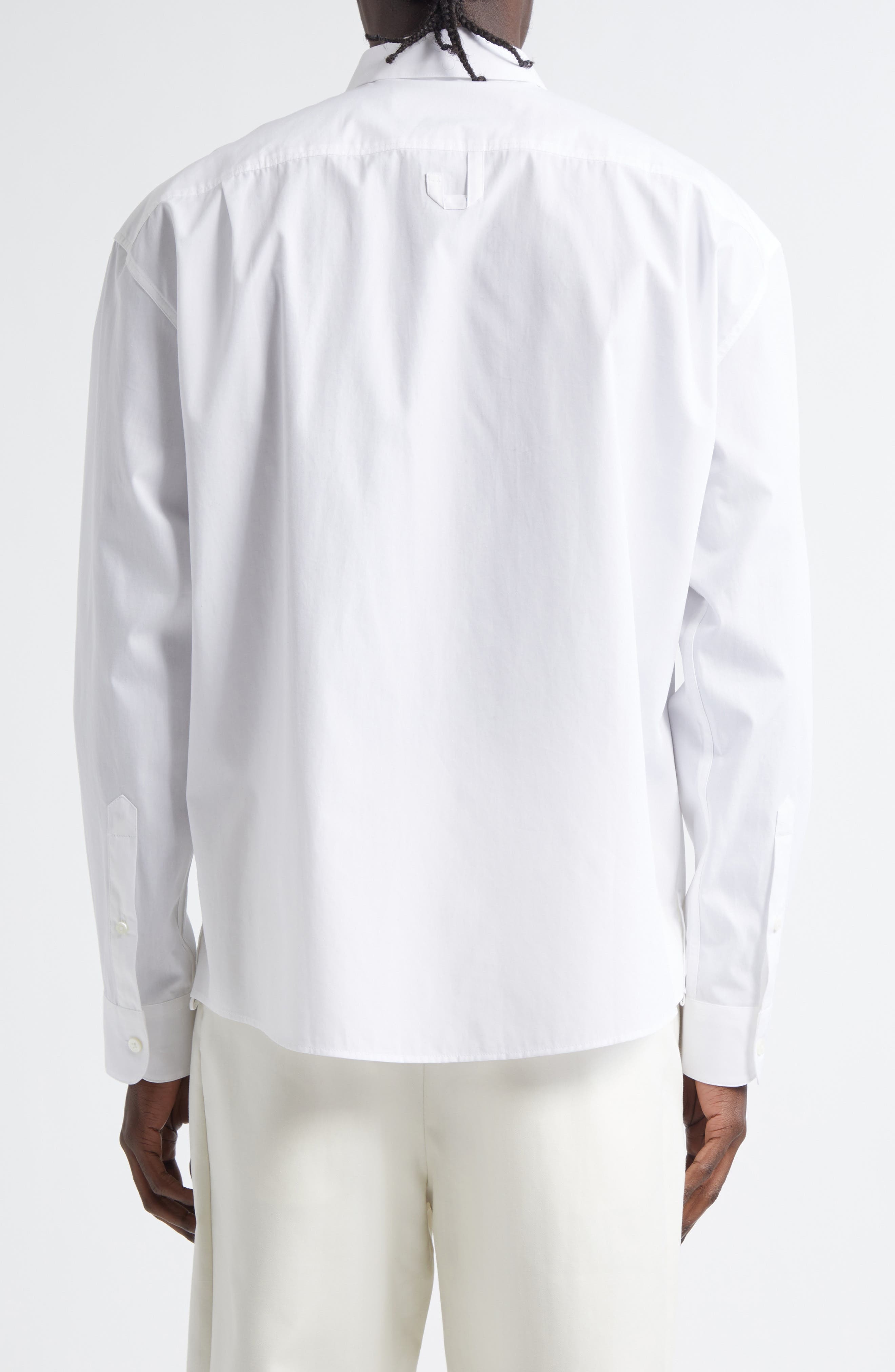 Jacquemus La Chemise Simon Sardine Graphic Button-Up Shirt in Boite Sardines Orange at Nordstrom - 3