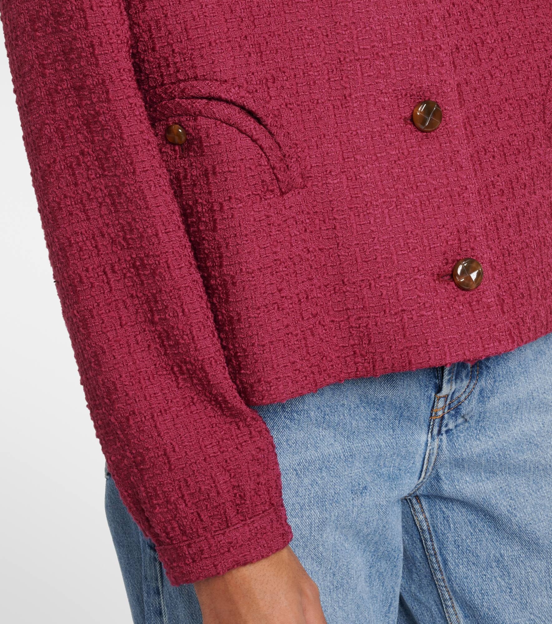 Rush Gliss cotton-blend bouclé jacket - 5