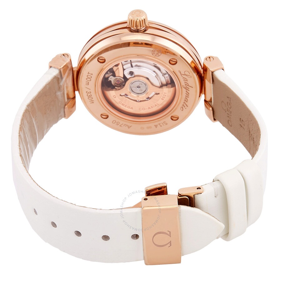 Omega De Ville Ladymatic Automatic Diamond White Dial Watch 425.62.34.20.55.004 - 3