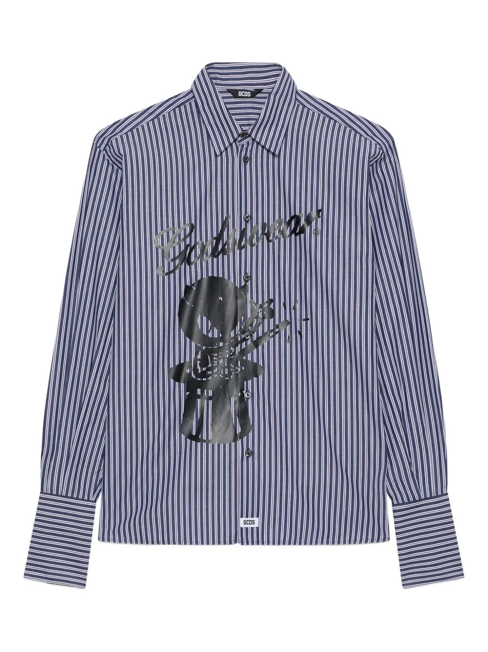 striped graphic over shirt - 1