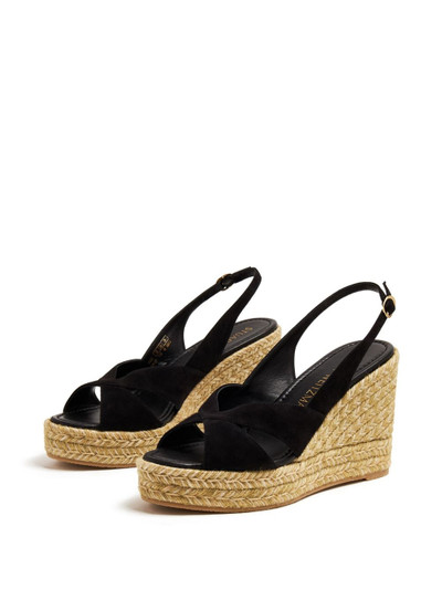 Stuart Weitzman Mirela 80mm wedge espadrilles outlook