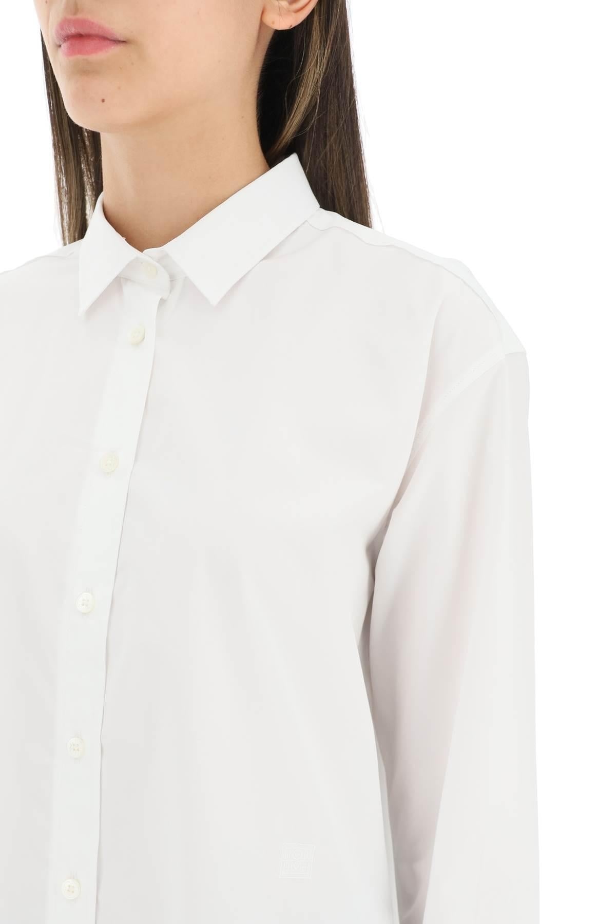 LOGO-EMBROIDERED COTTON SHIRT - 5