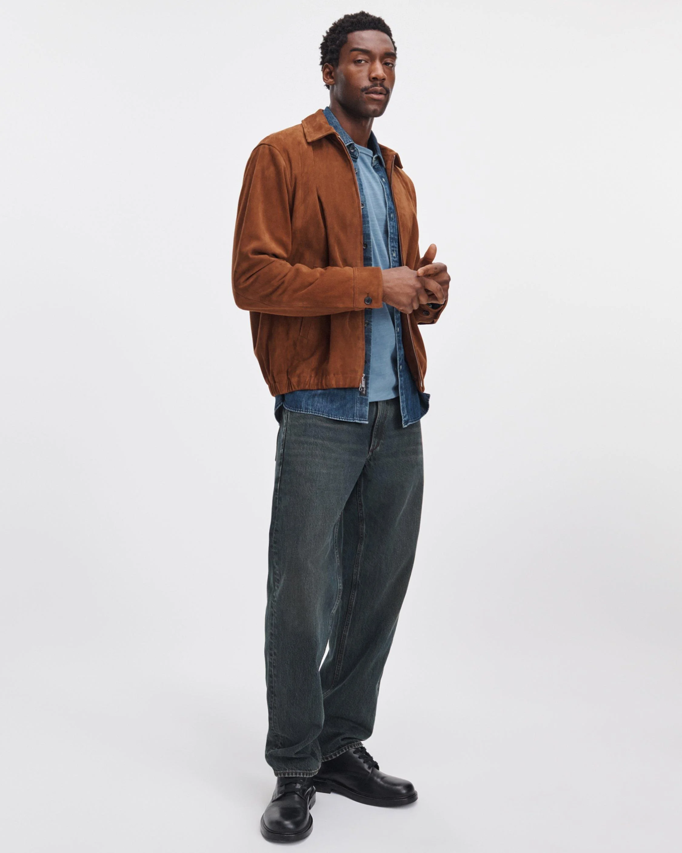 Fit 4 Straight Jean Mid-Rise in Authentic Rigid Denim - 1