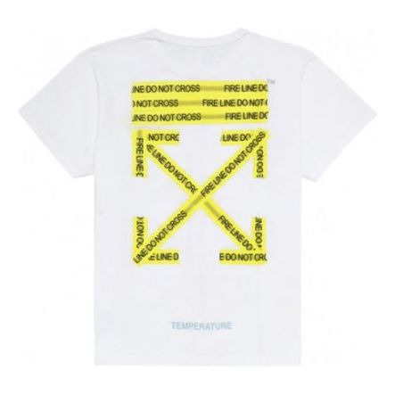 Off-White Firetape Arrows Oversize Short Sleeve OMAA002S181850060160 - 2