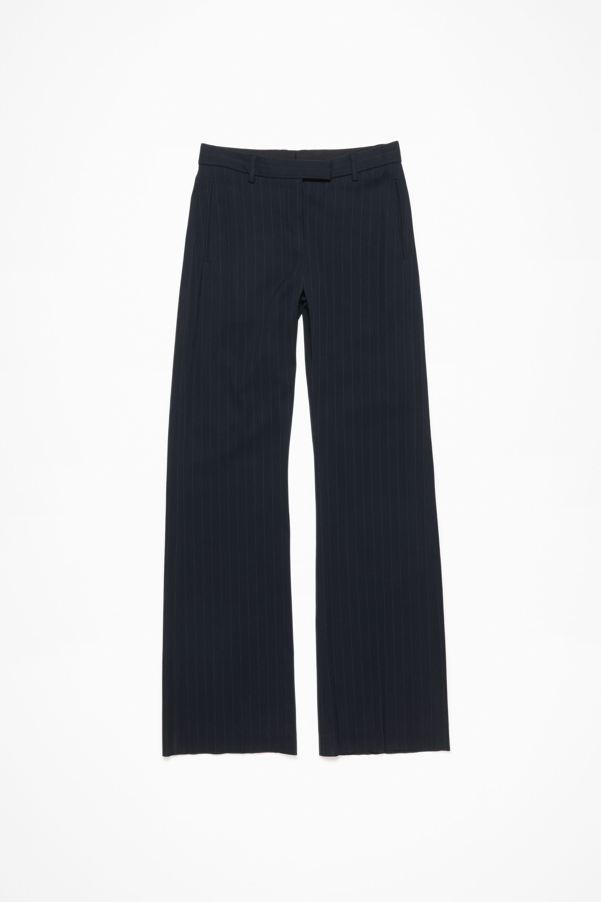 Pinstripe trousers - Navy blue - 7