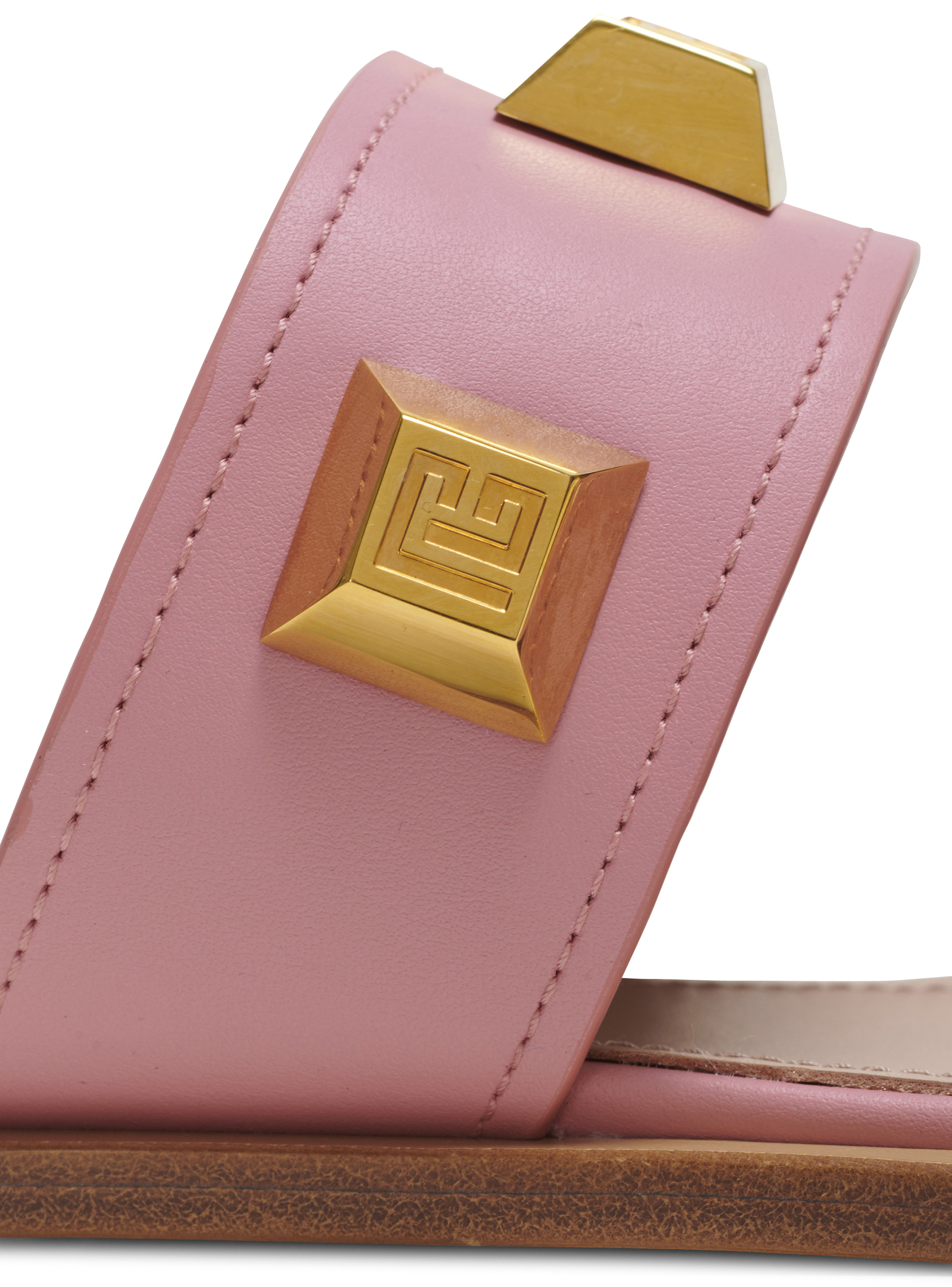 Ana flat mules in smooth leather - 6
