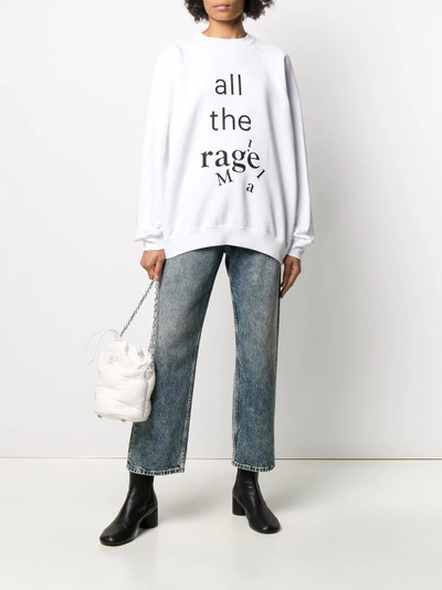 Maison Margiela All the Rage crewneck sweatshirt outlook