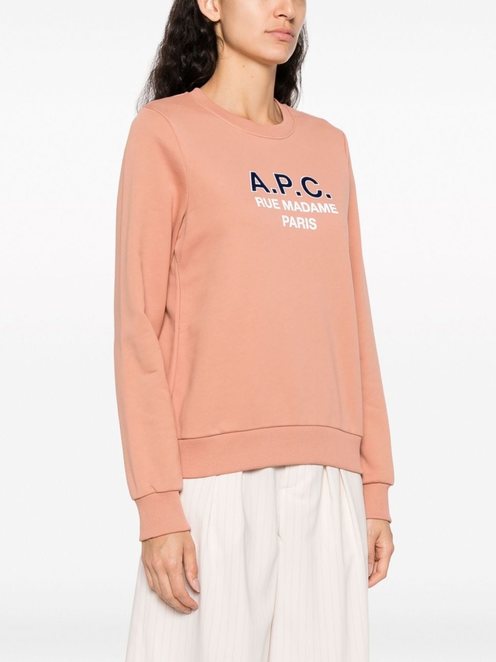 Madame logo-print cotton sweatshirt - 3