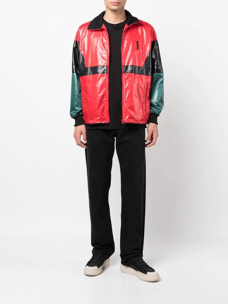 Junya Watanabe MAN colour-block print windbreaker outlook