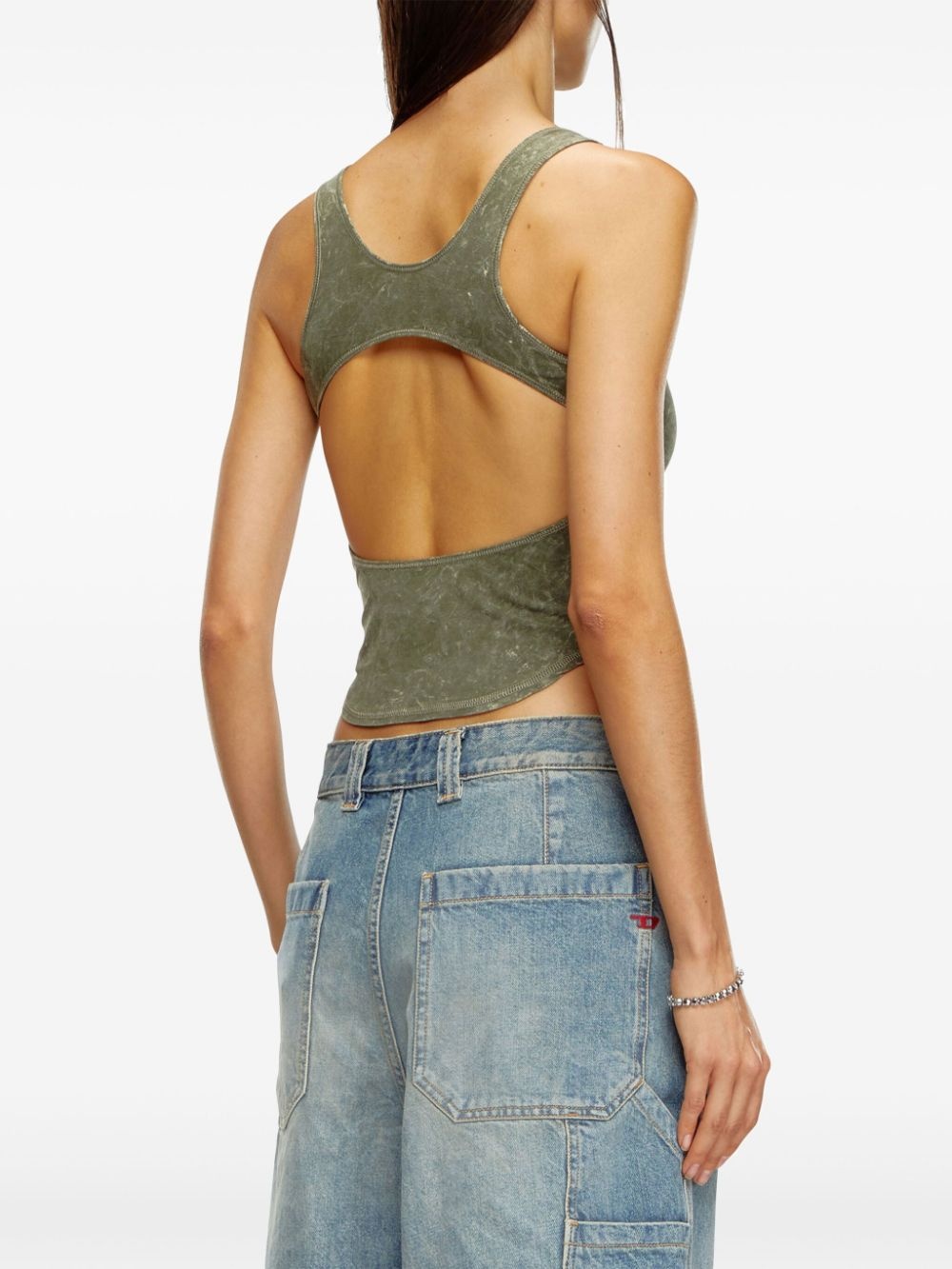 T-Avena denim tank top - 4