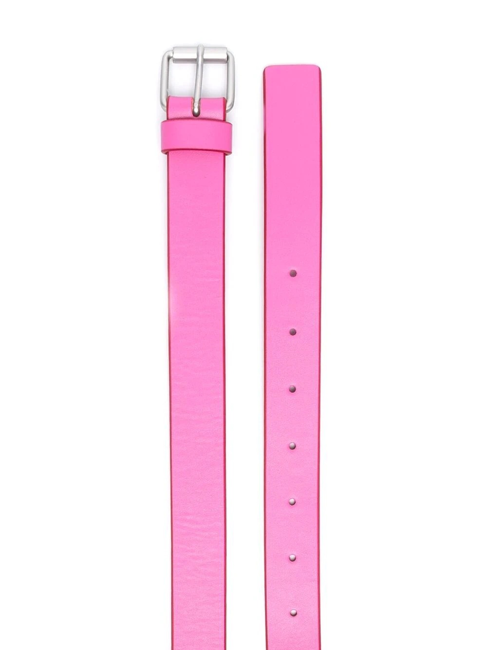 pink leather belt - 2