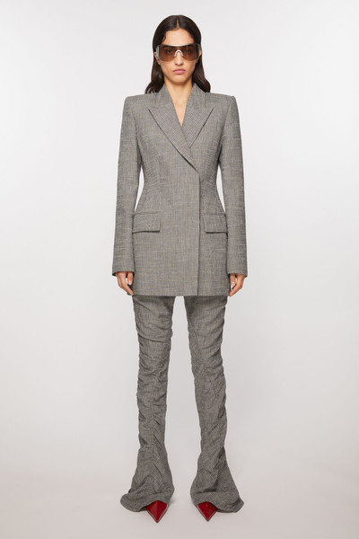 Acne Studios Fitted suit jacket - Grey Melange outlook