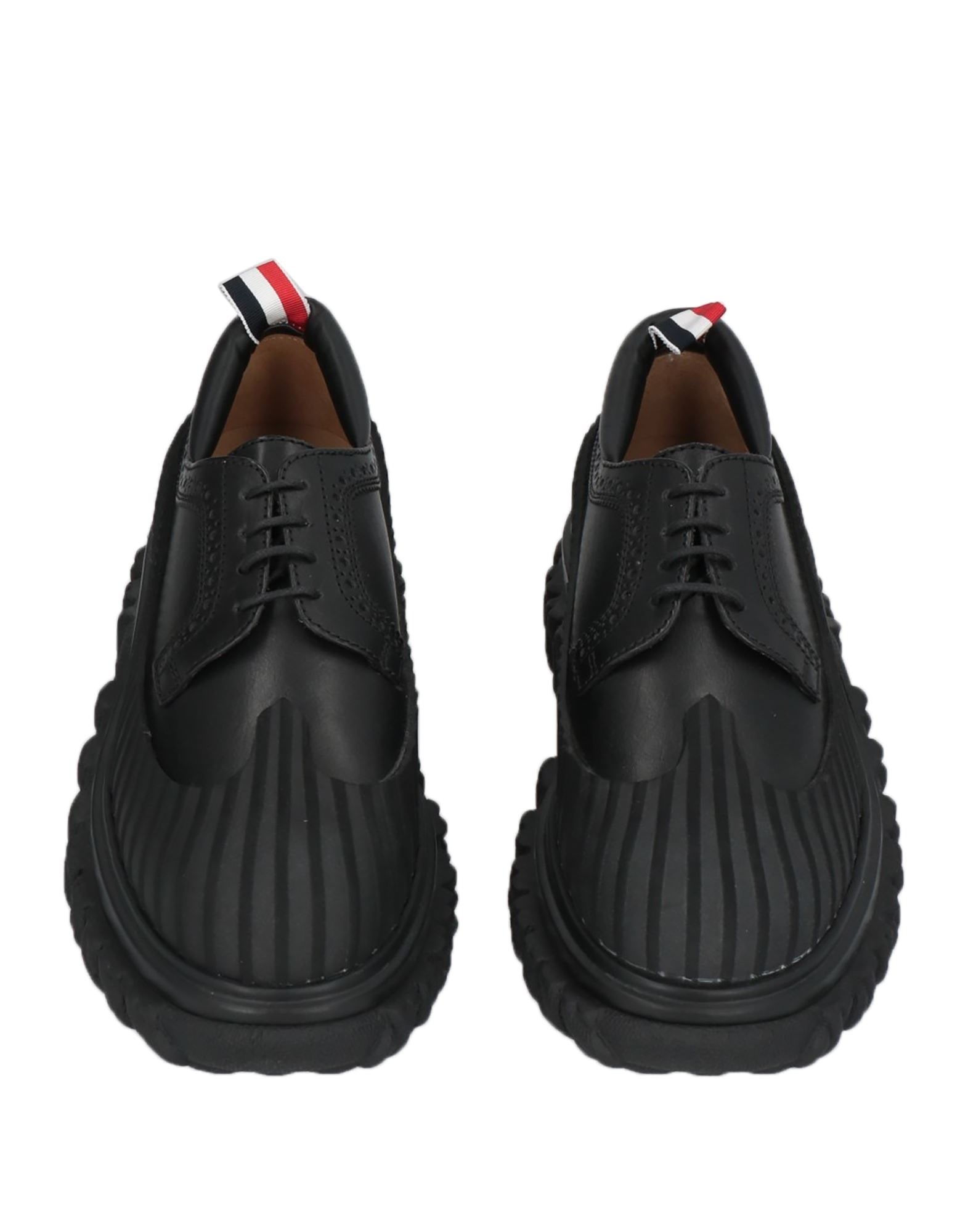 Black Men's Laced Shoes - 4