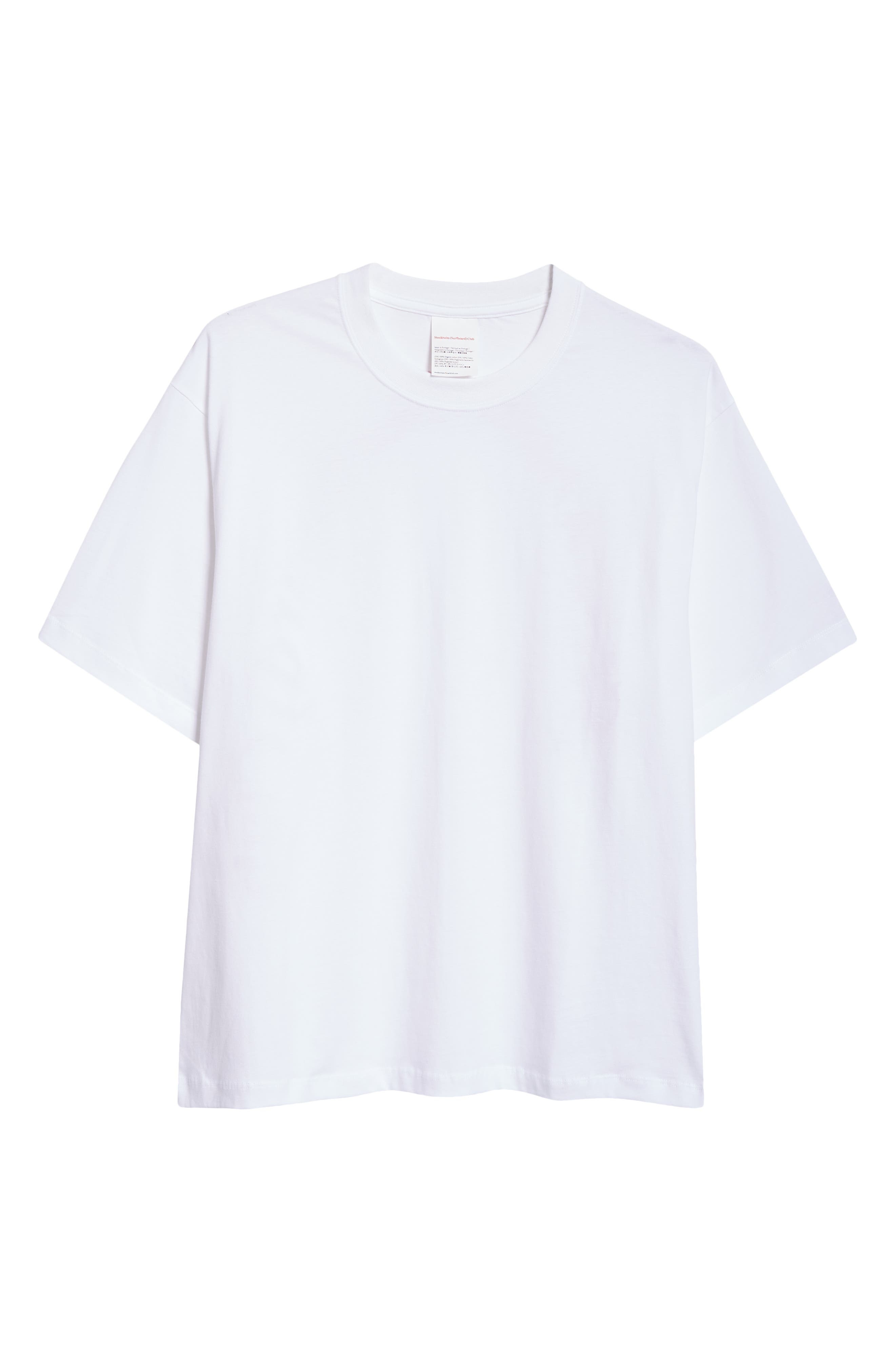 STOCKHOLM SURFBOARD CLUB Back Logo Organic Cotton Graphic T-Shirt in White at Nordstrom - 7