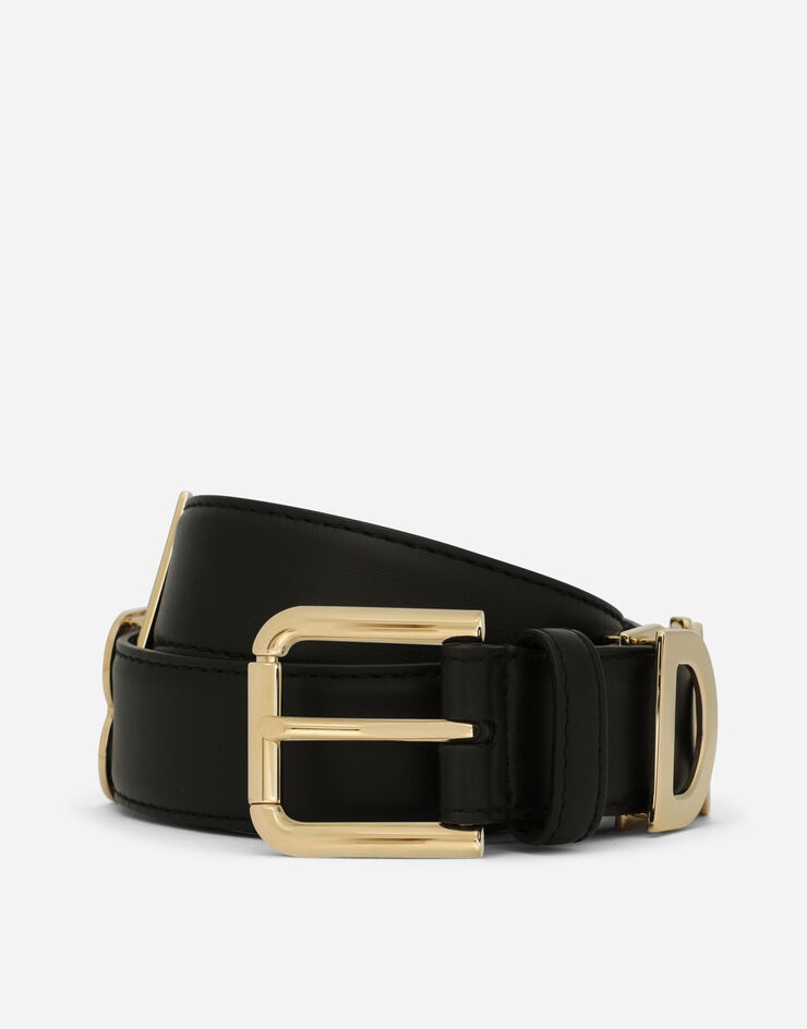 Calfskin belt with lettering - 1