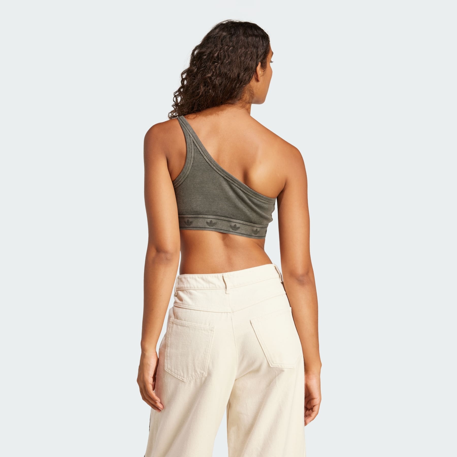 Ribbed One-Shoulder Top - 3
