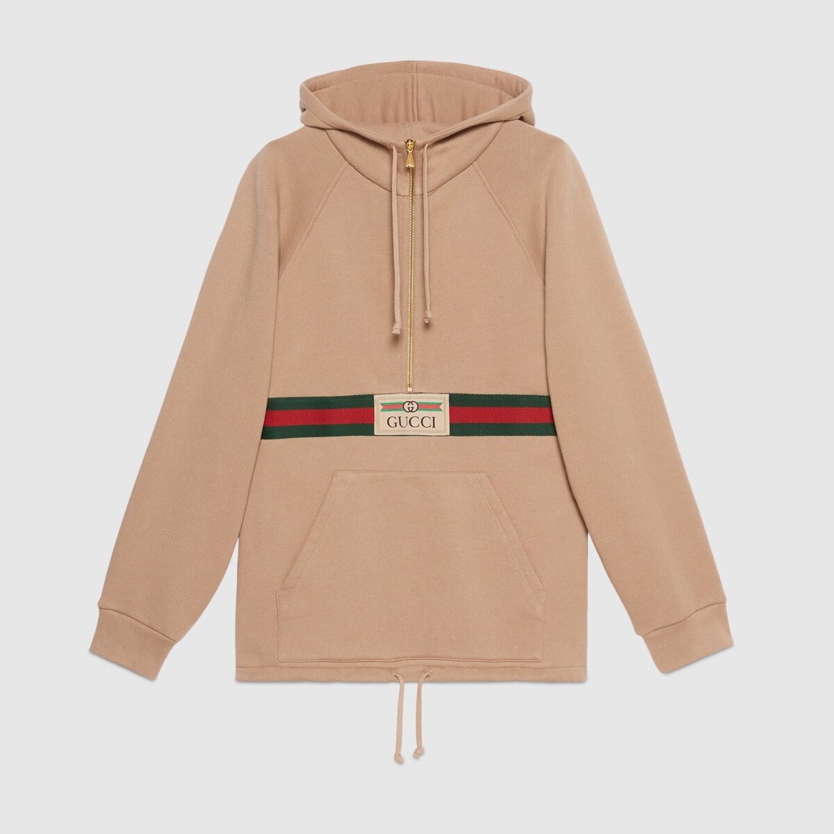 Sweatshirt with Web and Gucci label - 1