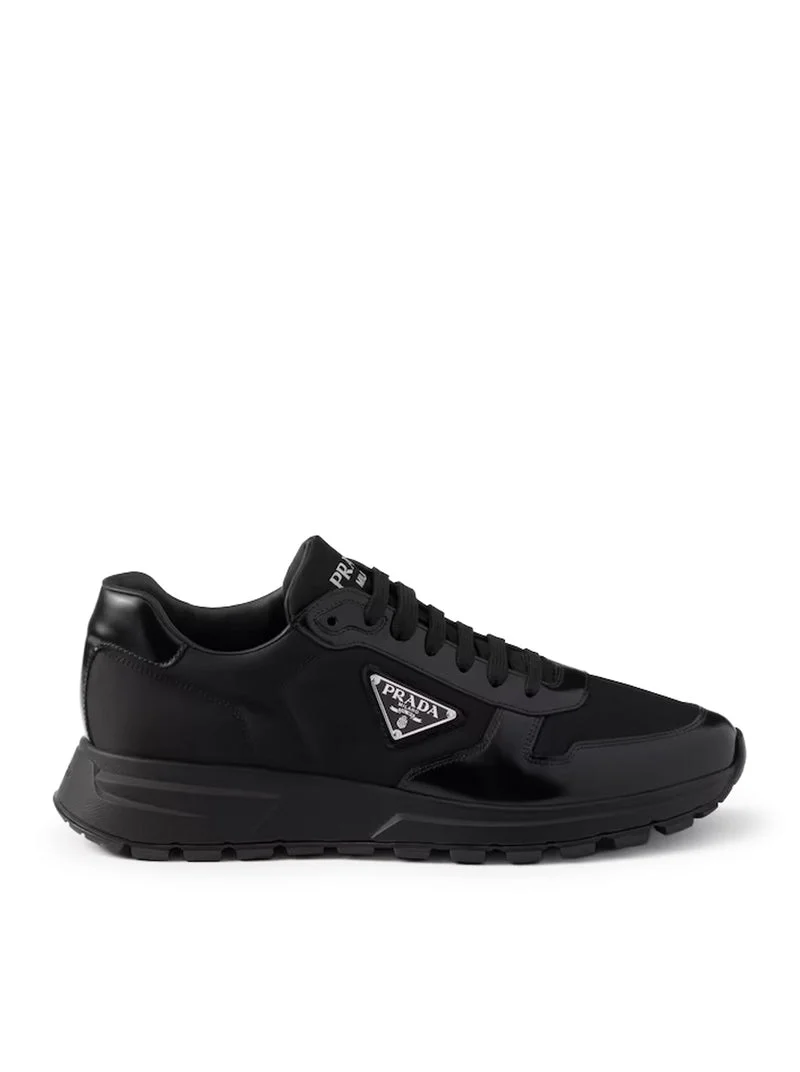 Prada Men Prax 01 Sneakers In Re-Nylon And Brushed Leather - 1