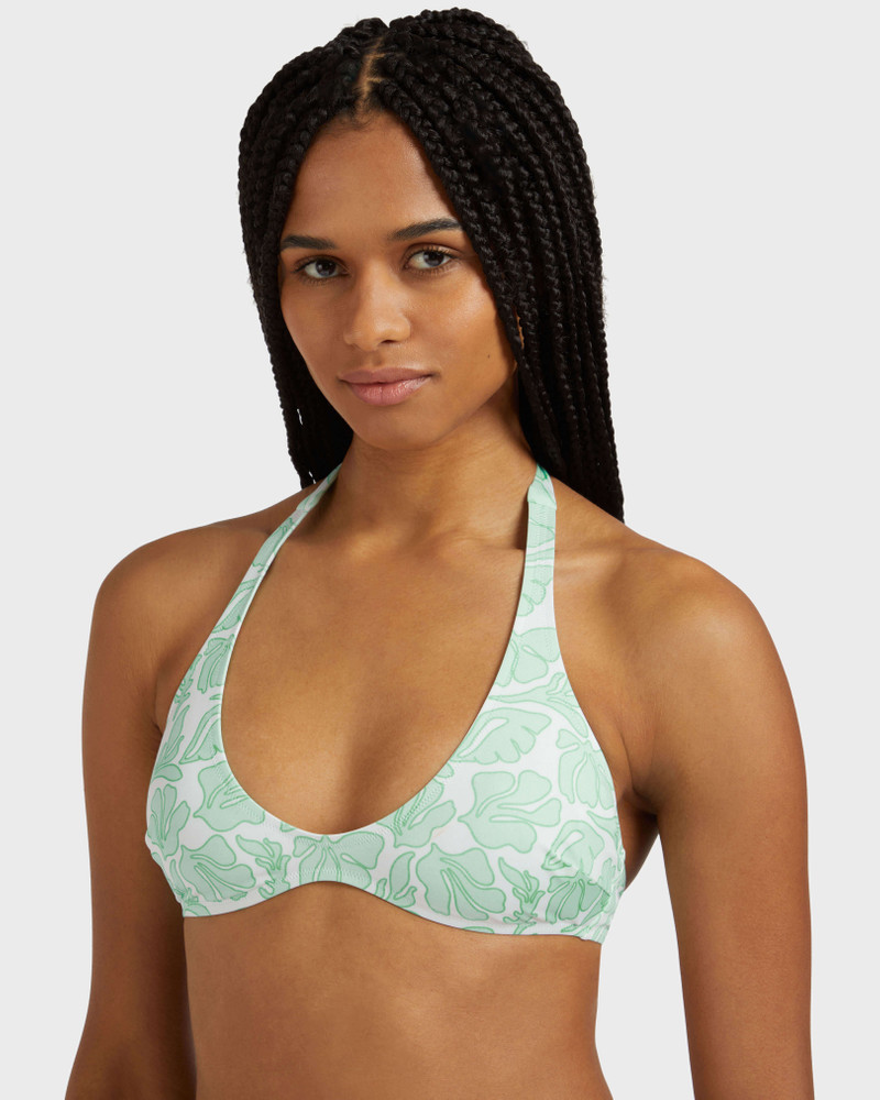 WOMEN ROUND NECKLINE BIKINI TOP SEASHELLS 5