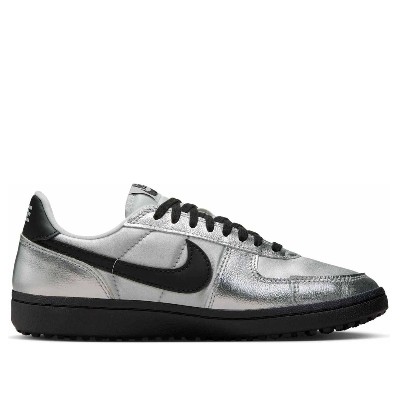 (WMNS) Nike Field General 82 'Metallic Silver Black' HQ7397-001 - 2
