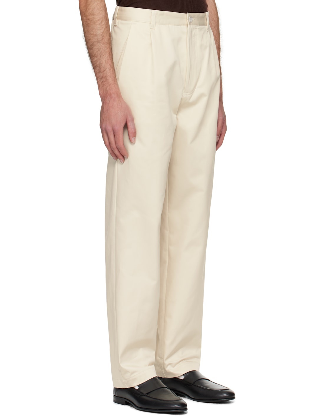 Off-White Relaxed-Fit Cropped Trousers - 2
