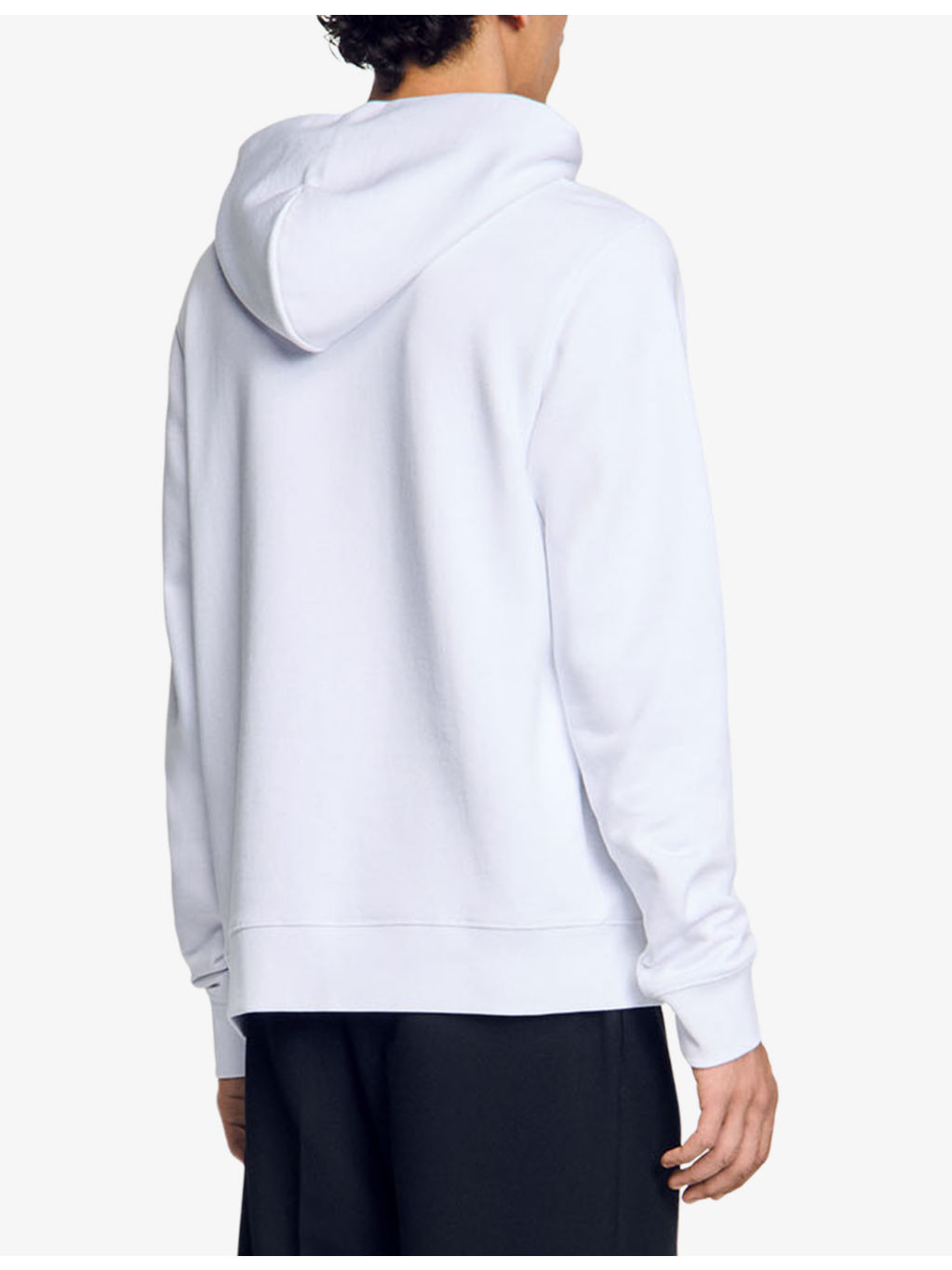 Tonal-logo regular-fit cotton-jersey hoody - 4