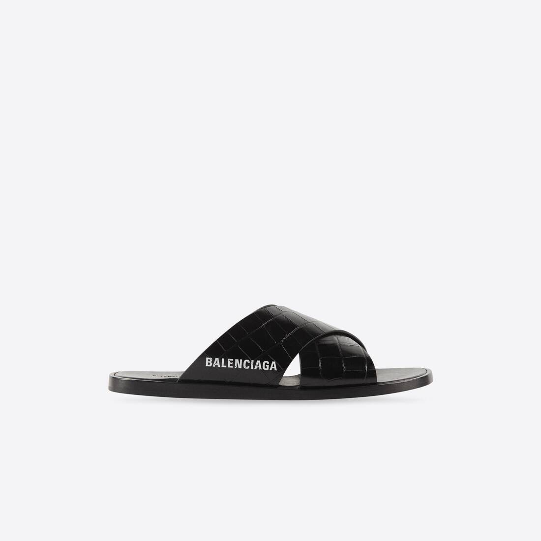 Men's Cosy Sandal in Black/white - 1