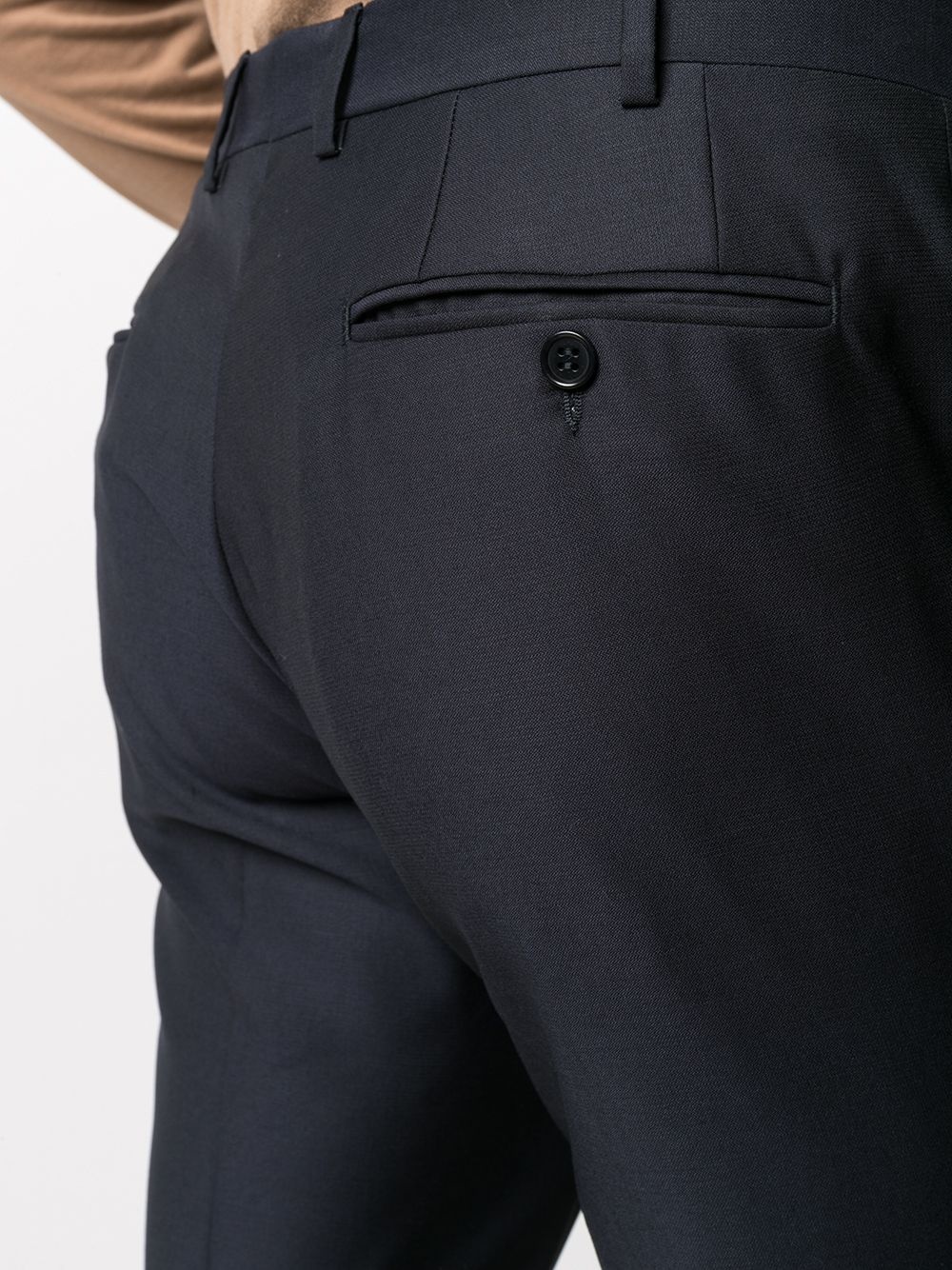 single-breasted wool suit - 6