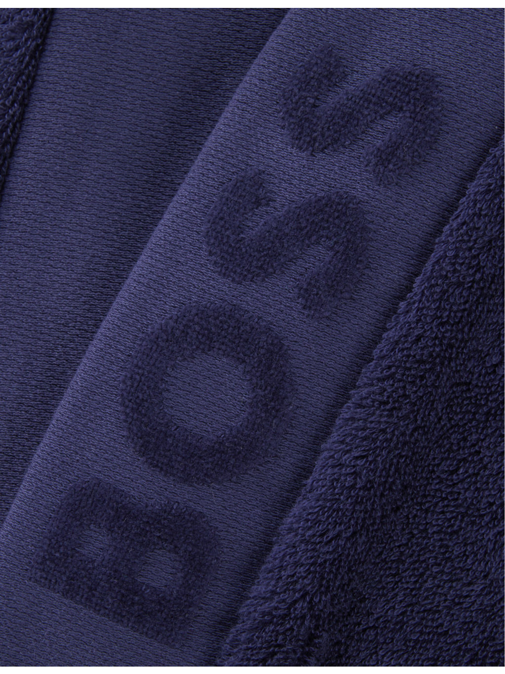 Logo-embroidered kimono terry cotton dressing gown - 2