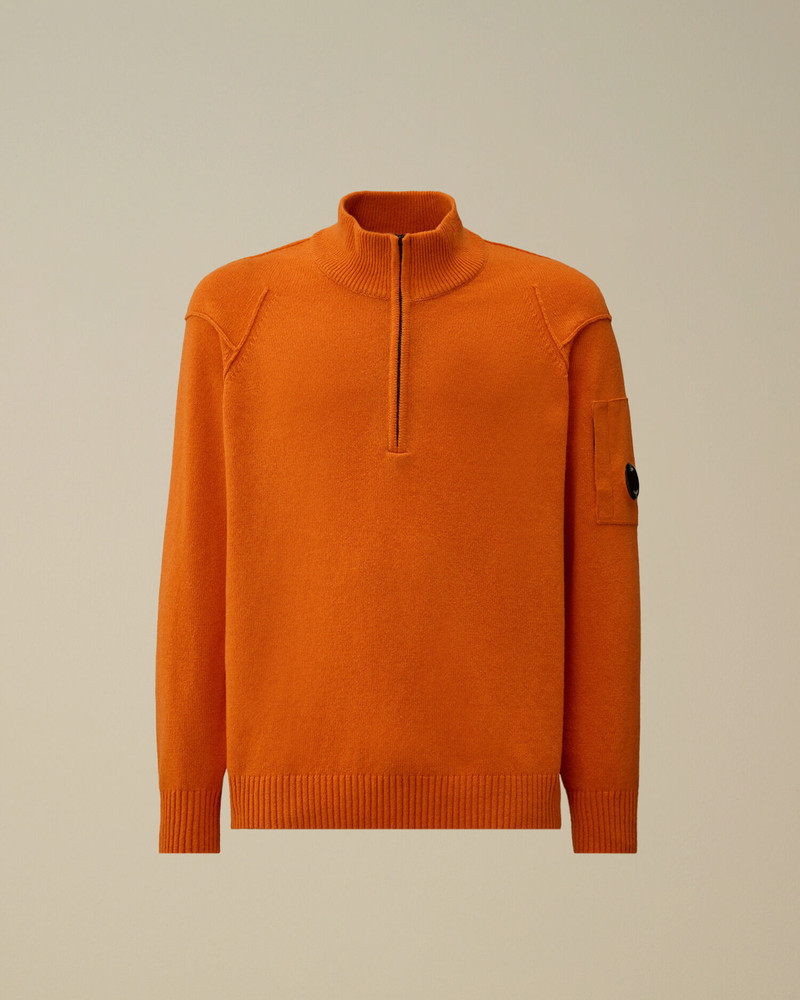 Lambswool GRS Half Zip Sweater 1