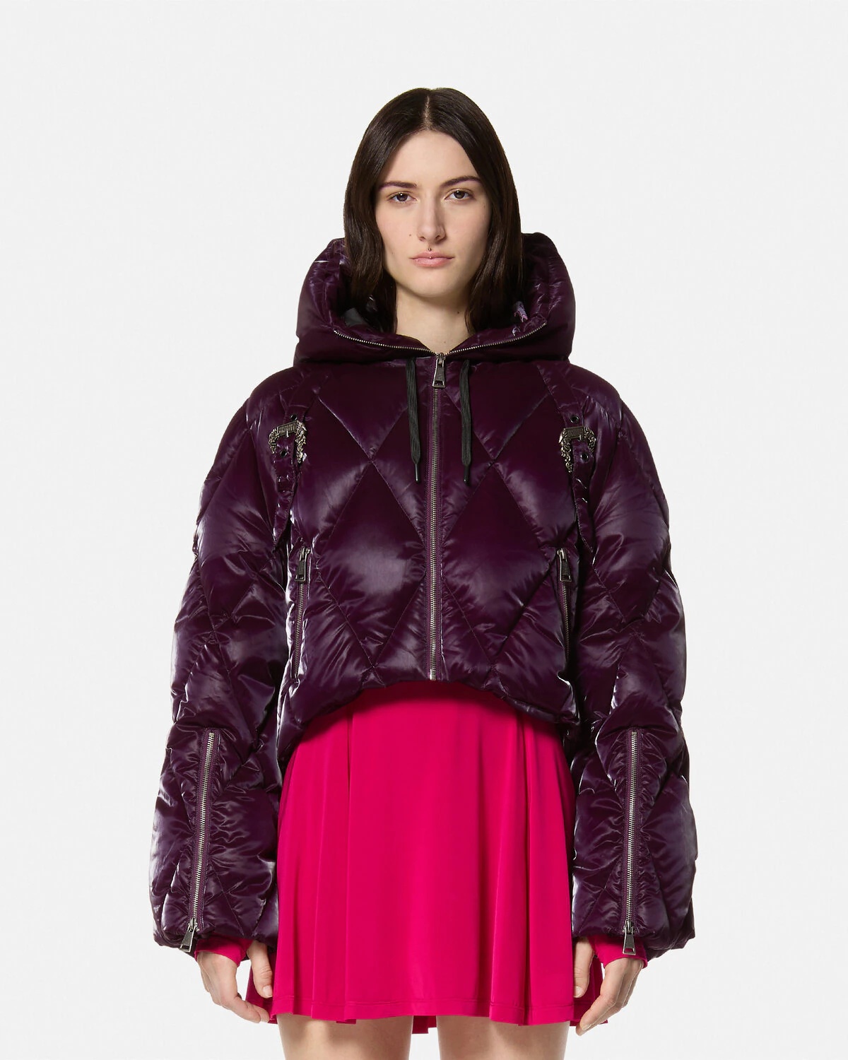 Baroque Buckle Puffer Jacket - 4