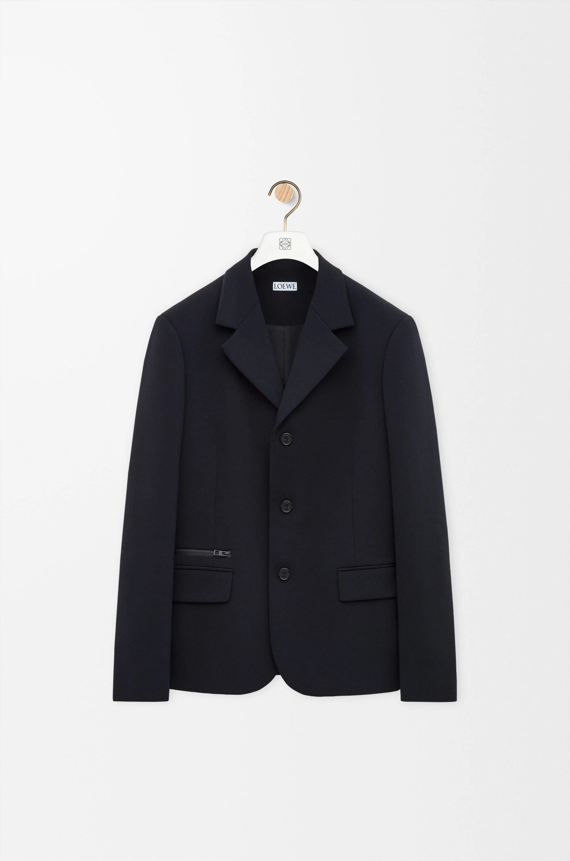 Jacket in stretch wool blend - 1
