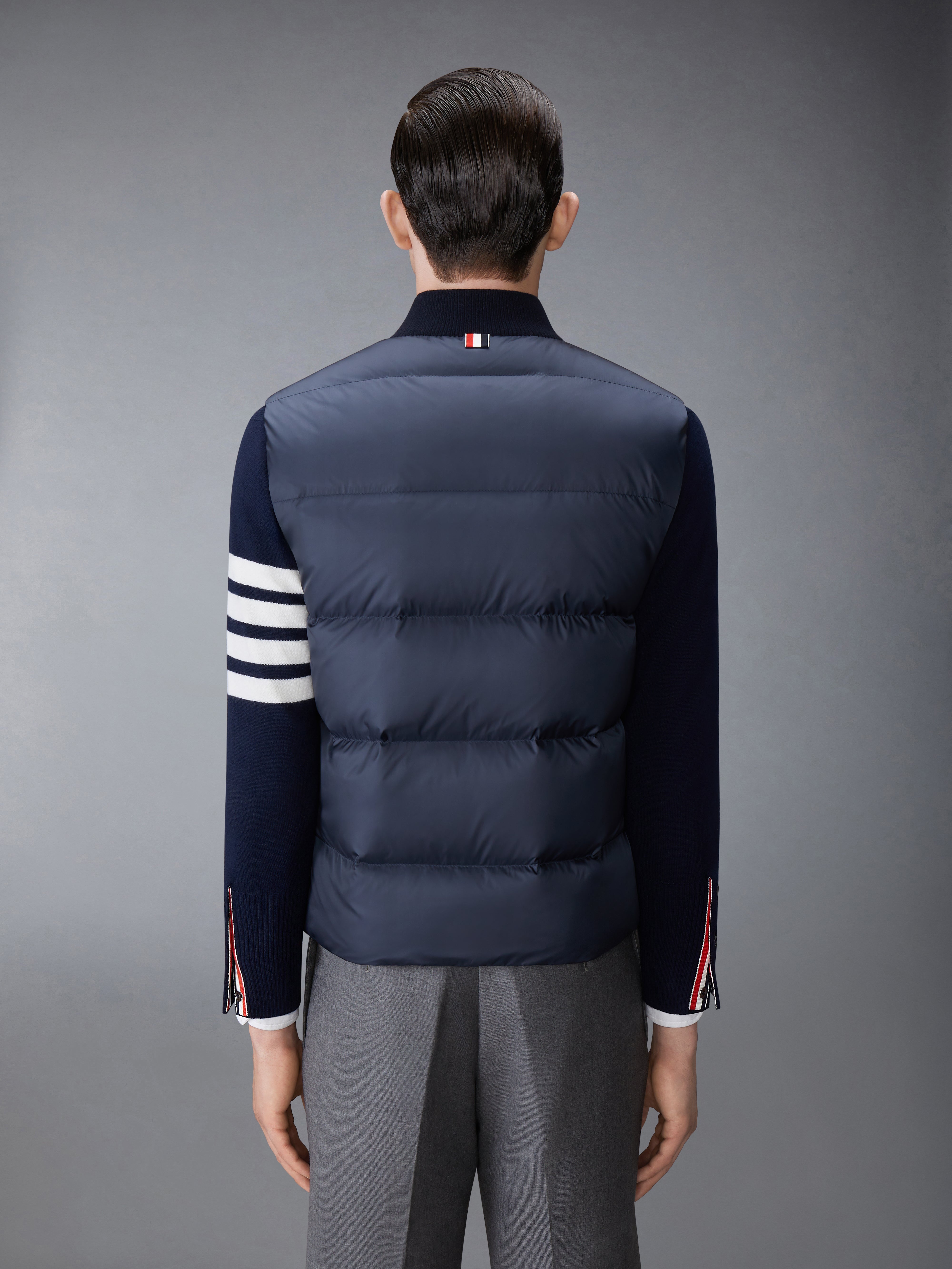 MATTE FINISH NYLON DOWN FILL 4-BAR VEST - 3