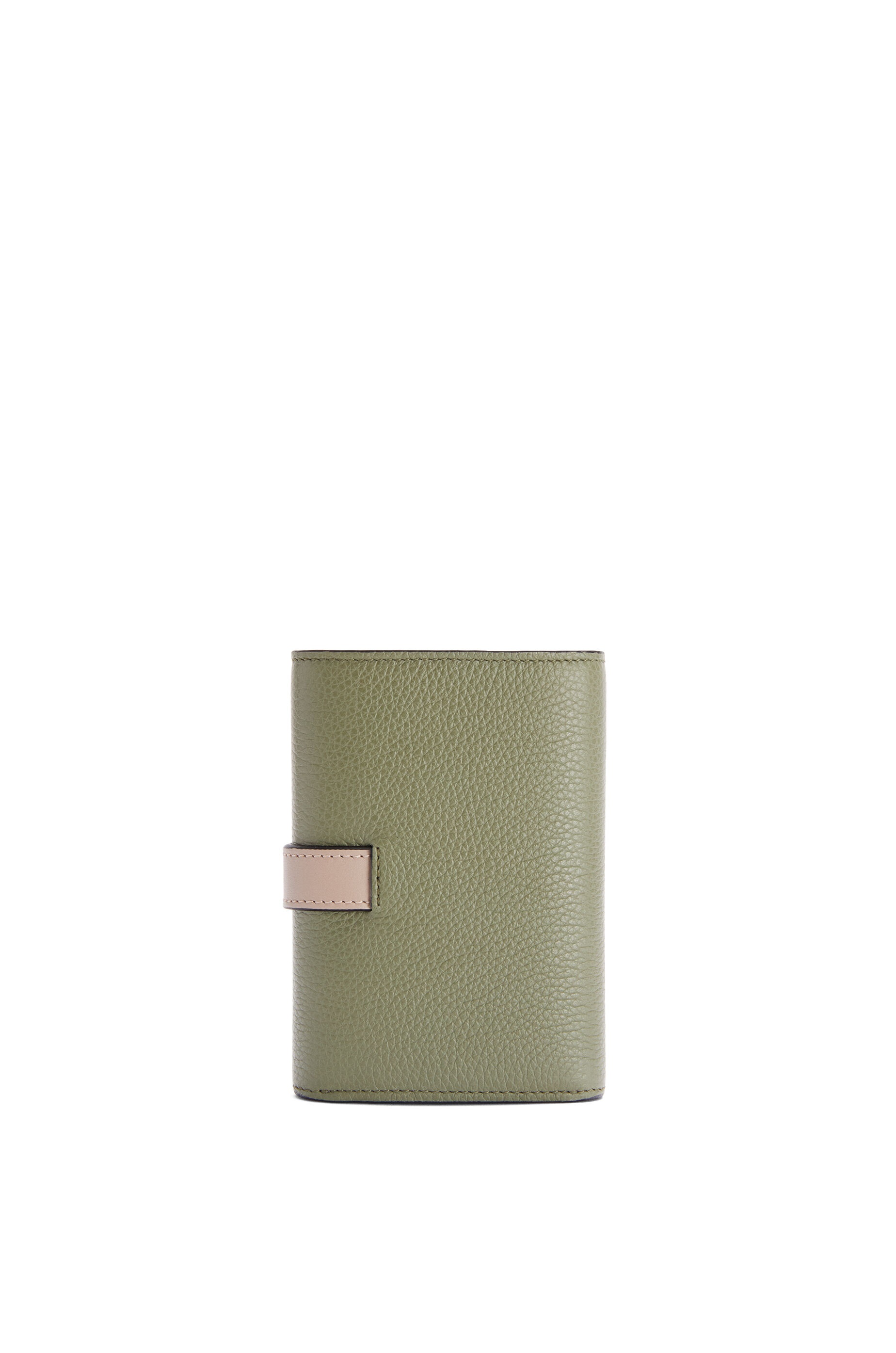 Small vertical wallet in soft grained calfskin - 3