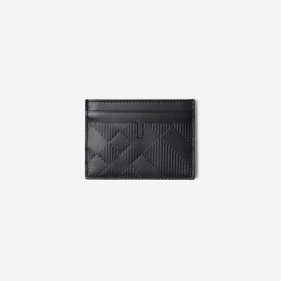 Burberry Check Leather Card Case outlook