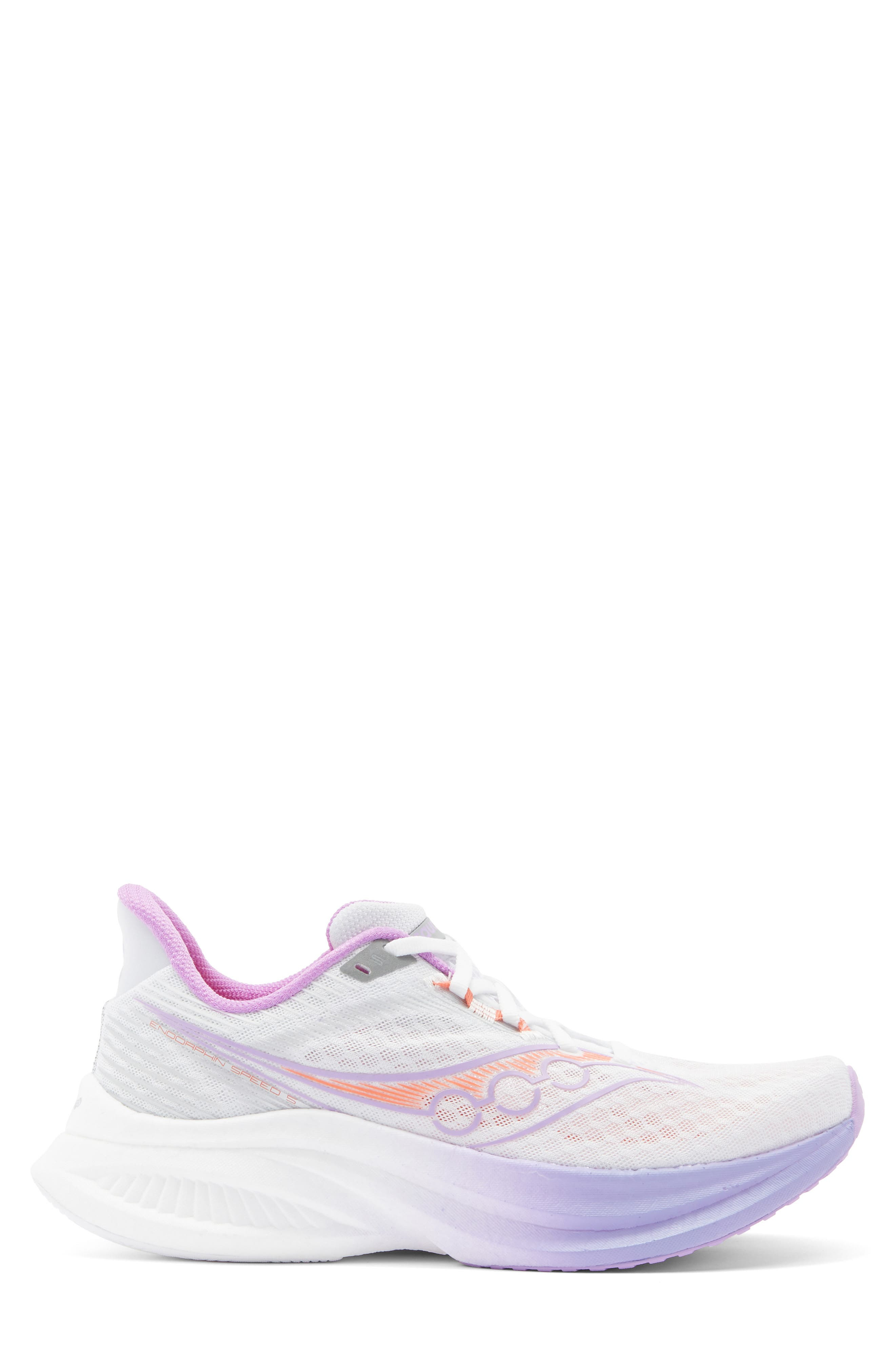 Saucony Endorphin Speed 5 Running Shoe in White/Crocus at Nordstrom - 3