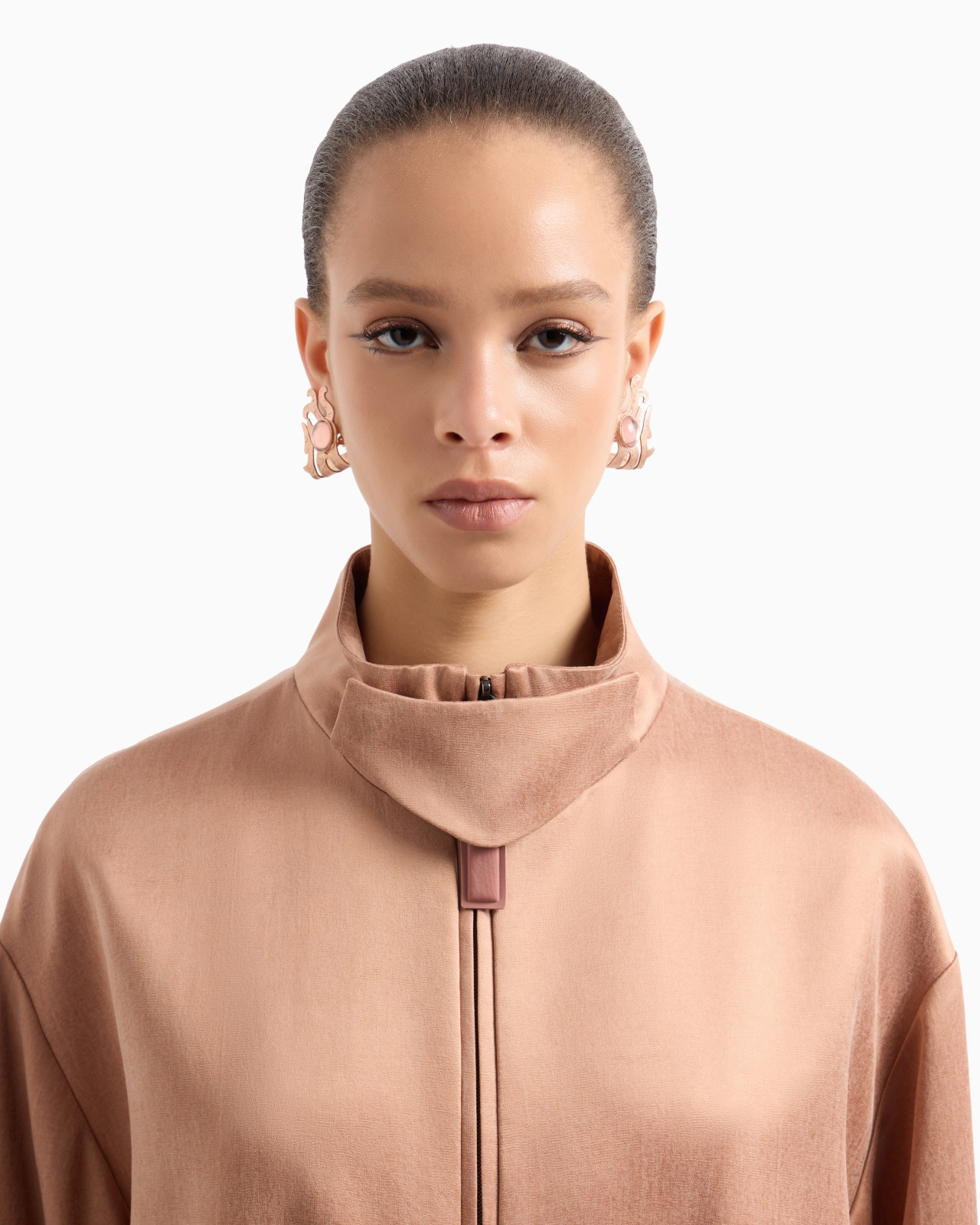 VISCOSE AND CUPRO PEA COAT - 5