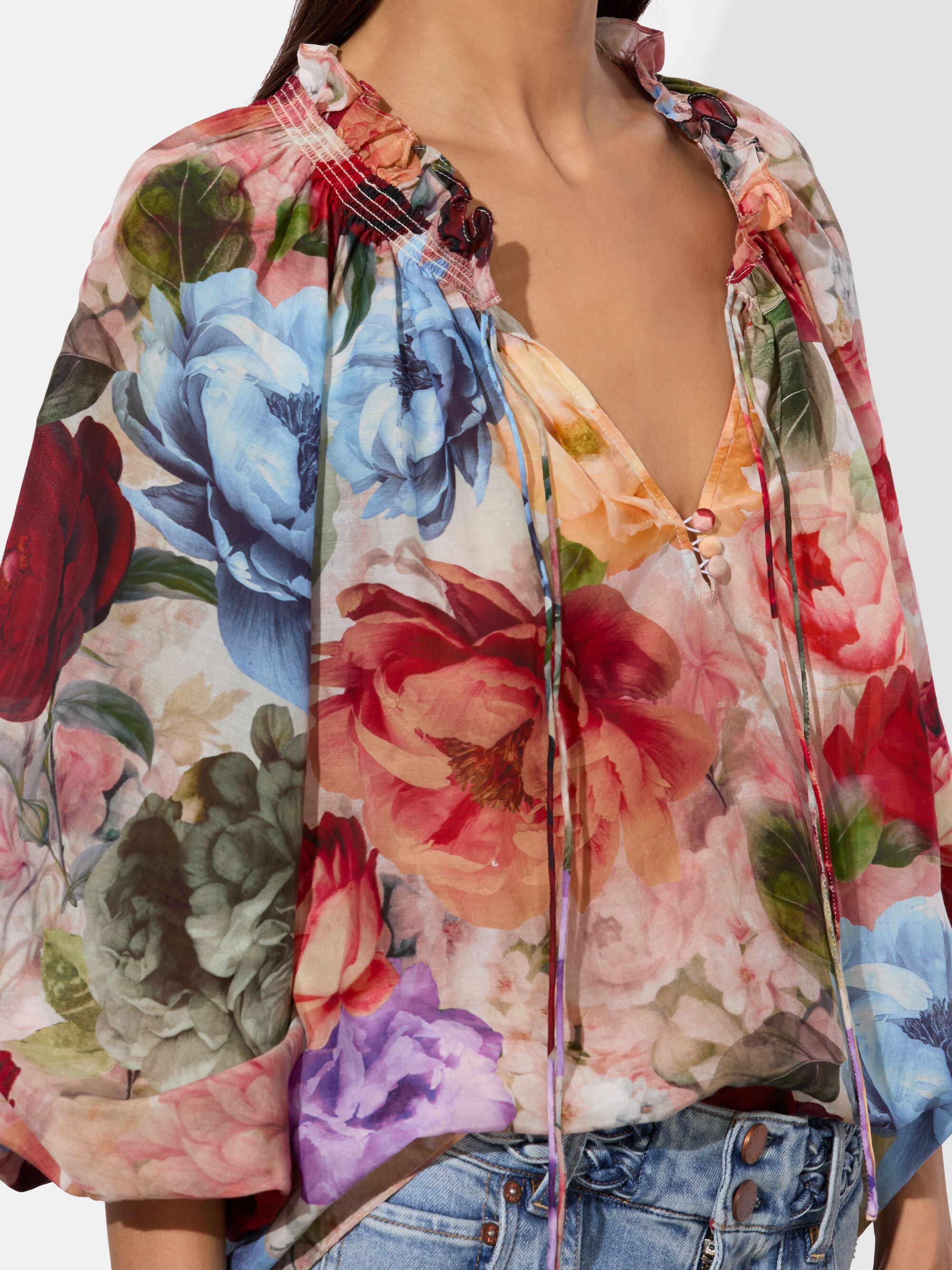 NORAH PEASANT BLOUSE - 4