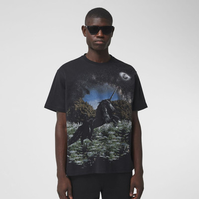 Burberry Meadow Print Cotton Oversized T-shirt outlook