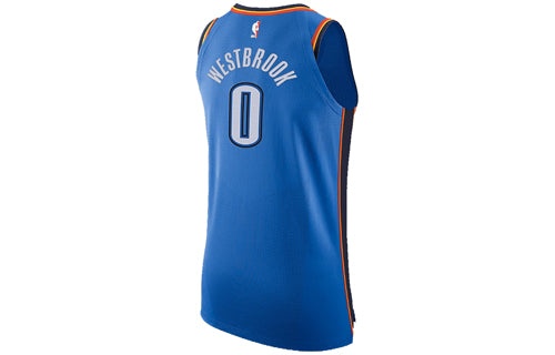 Nike NBA Russell Westbrook Icon Edition Jersey Basketball Jersey/Vest AU Player Edition Thunder Blue - 2