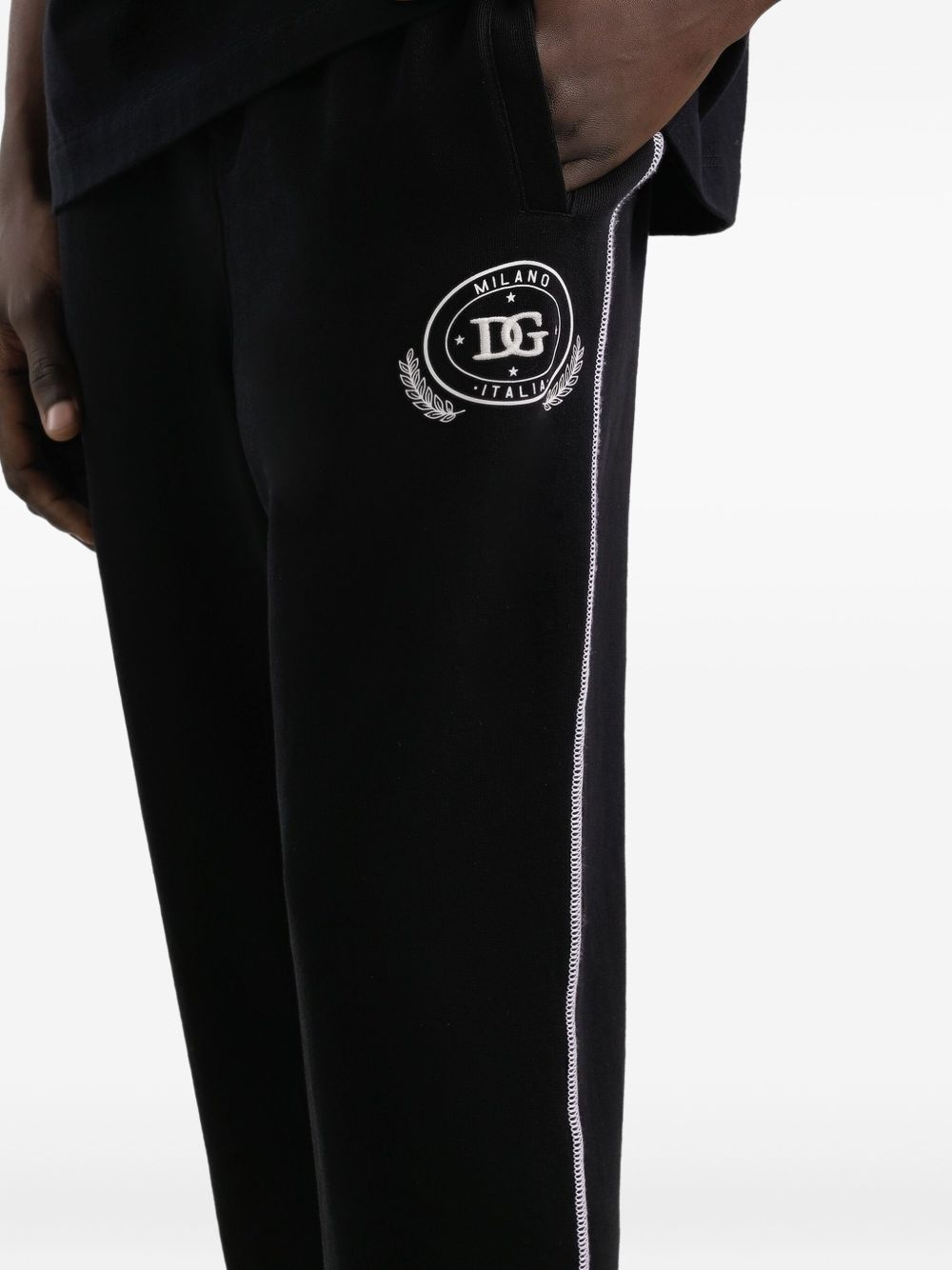 cotton track pants - 4