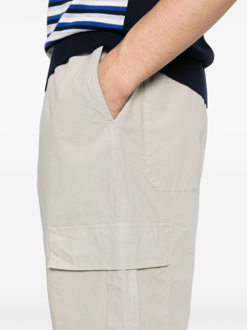 straight-leg cargo shorts - 5