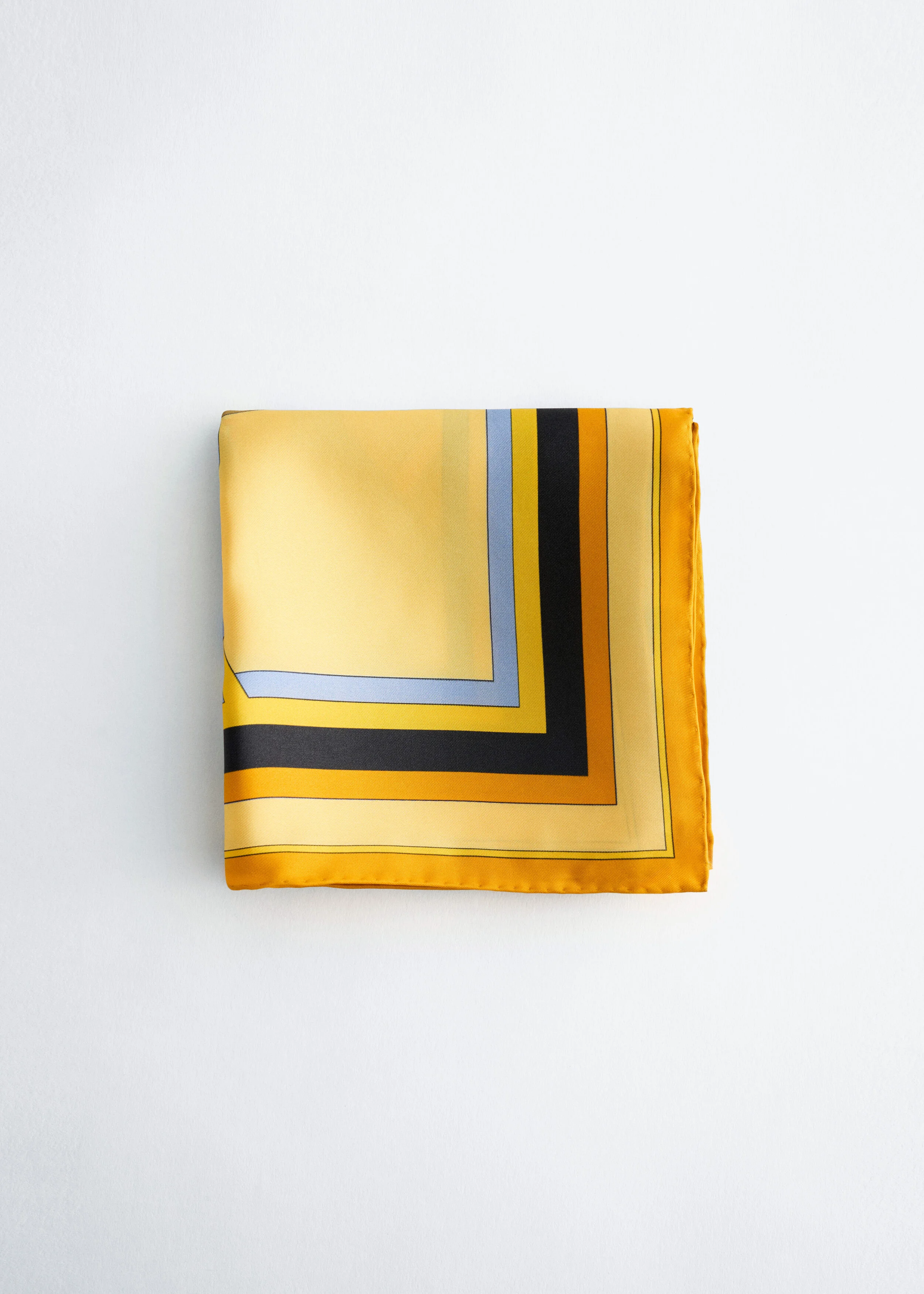 Printed Silk Scarf - 1