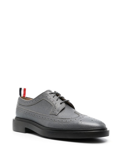 Thom Browne almond-toe leather brogues outlook
